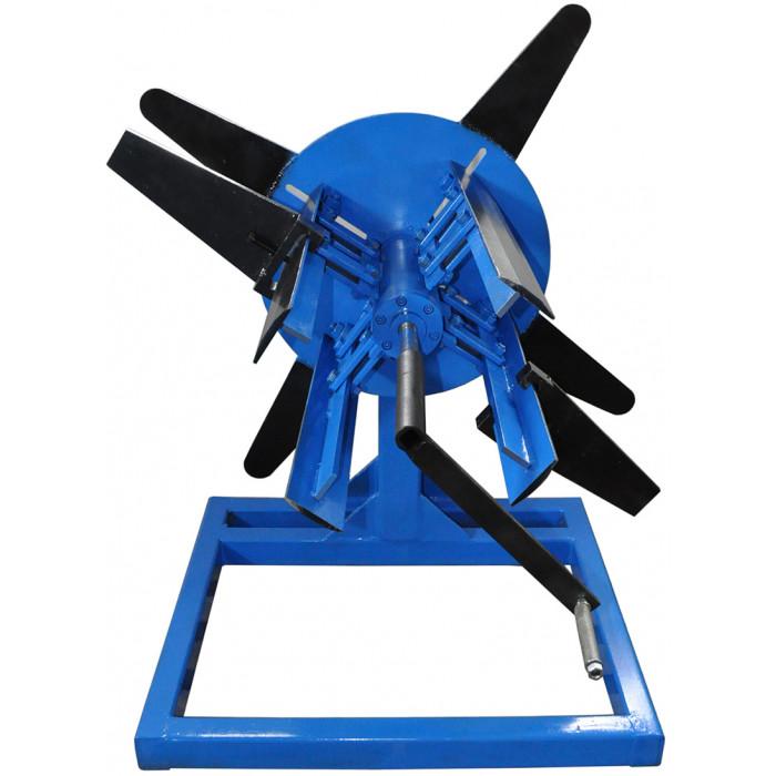 Industrial steel coil decoiler for sheet metal processing equipment